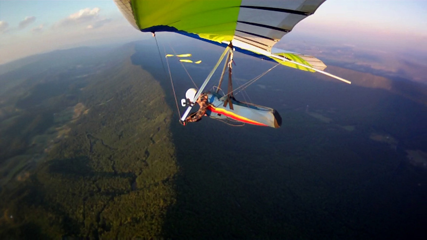 Evening flight